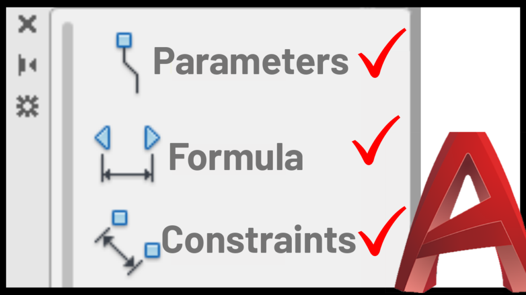 How to create an AutoCAD Dynamic Block with Parameter Formula and Constraints