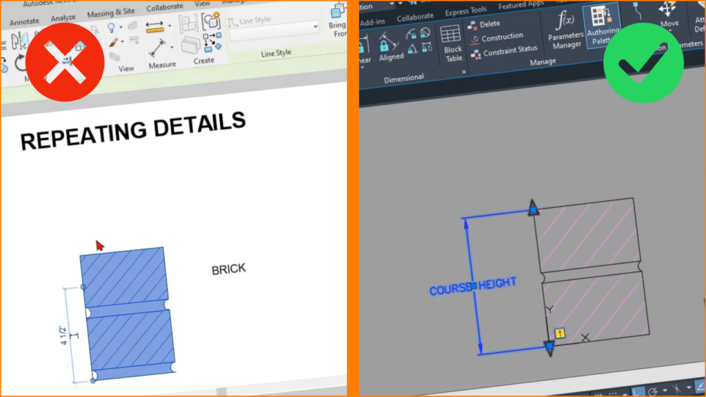 AutoCAD Dynamic Block from Revit?