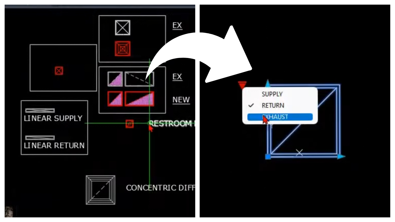 Creating a Dynamic Block in Autocad with Multiple Visibility States
